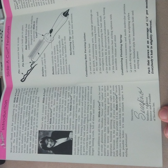 Serafino Slide-A-Curl System NEW IN BOX - Picture 6 of 8